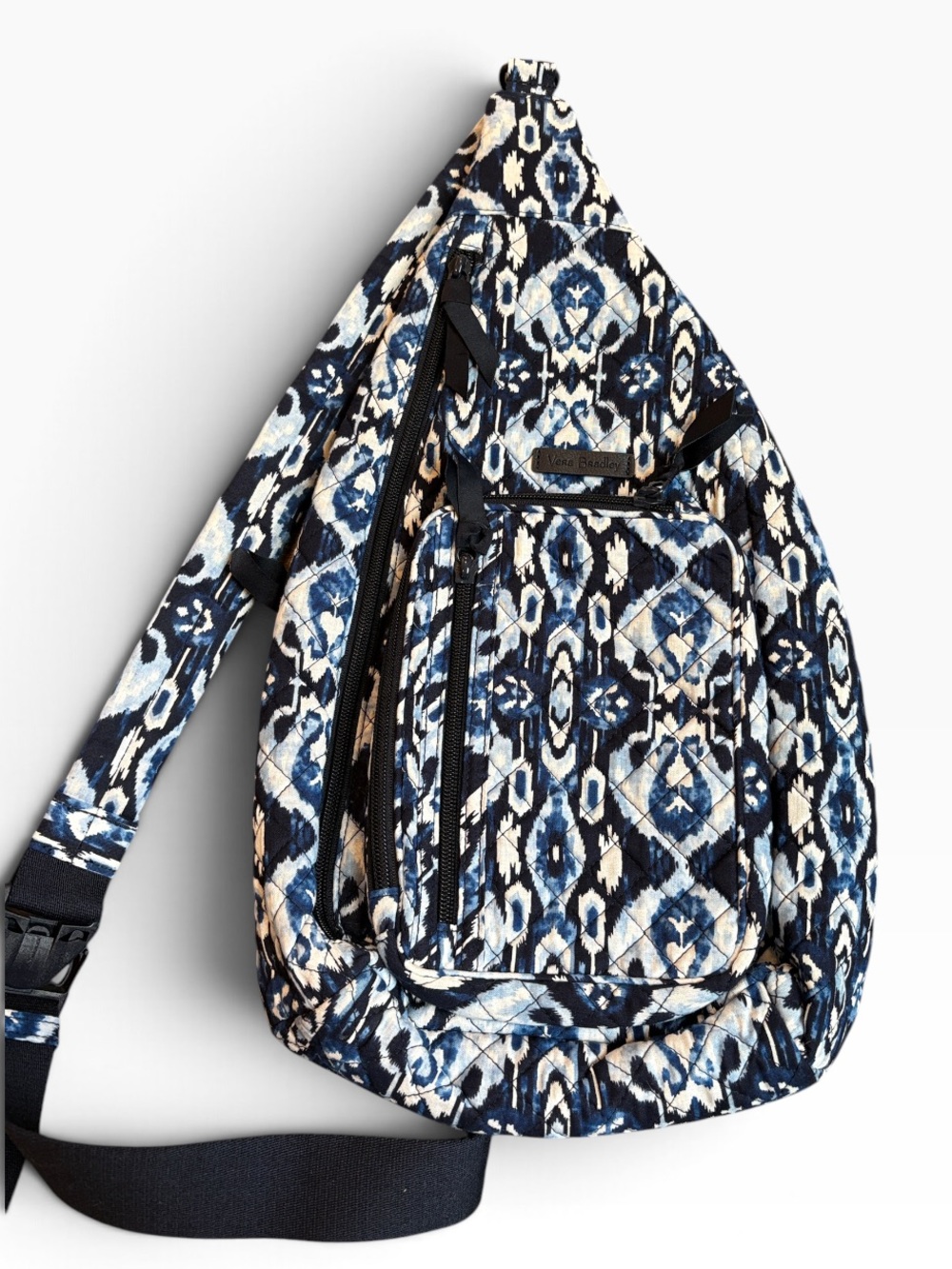 Vera Bradley Sling Backpack Ikat Island Blue